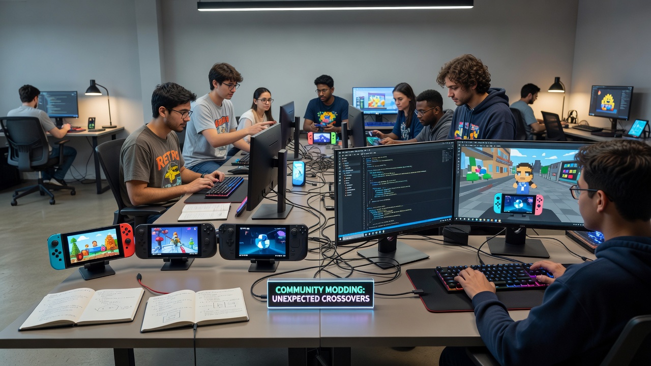 Community developers collaborate on scripting tools that bridge handheld and desktop game modifications